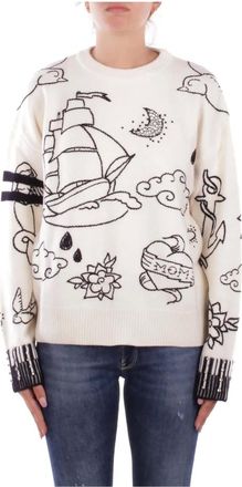 Pinko Mujer, Jerseys, Blanco, Talla: M