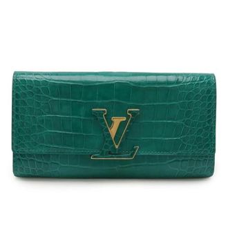 Louis Vuitton Portafoglio in pelle Pre-owned - - Pre-owned - Donna - Verde - ONE SIZE