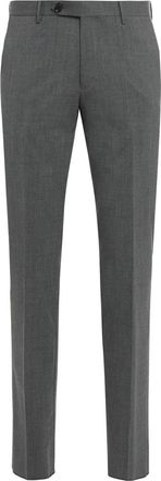 Moorer Heren, Broeken, Grijs, Maat: M Wol