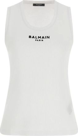 Balmain Mujer, Camisetas, Blanco, Talla: S