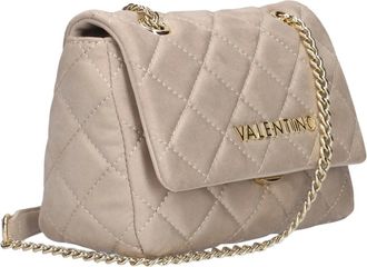 Valentino Tassen, Dames, Beige, ONE Size, Su&egrave;de, Ocarina Suede Bag