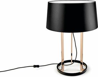Leds - C4 Premium lamp, copper, with black lampshade