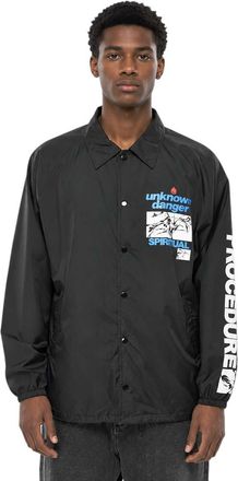 Saint Mxxxxxx Black Graphic Print Jacket