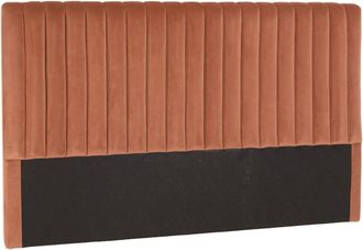 Macabane Cabecero tapizado para camas de 160/180 cm, terciopelo naranja