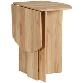HOMCOM Tavolo Da Cucina E Soggiorno Pieghevole Salvaspazio 90x60x74cm Quercia - Homcom