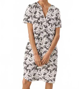 Part Two Aminase Dress In Black Flower Print