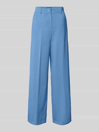 Max Mara Regular Fit Bundfaltenhose aus reiner Schurwolle Modell VISIVO in Hellblau, Gr&ouml;&szlig;e 34