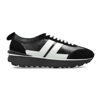 Lanvin Schoenen, Heren, Zwart, 43 EU, Leer, Bumpr Sneakers