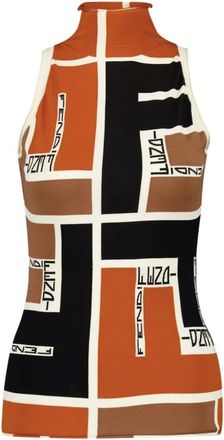 Fendi Mujer, Camisetas, Multicolor, Talla: M