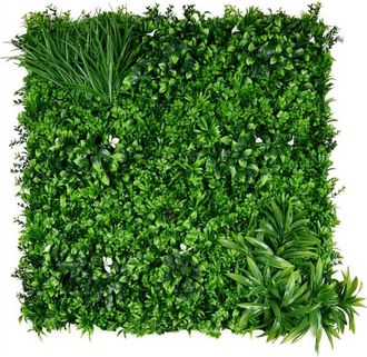 No Brand Jardin Vertical Amazonica 100x100 Cm Planta Artificial Decoraci&atilde;&sup3;n Pared Interior Exterior Jardines Verticales
