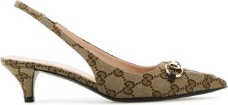 Gucci 45mm GG Supreme Pumps