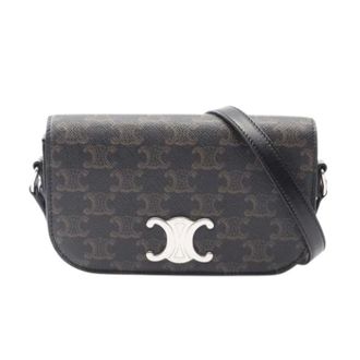 Celine Pre-owned Cross Body Bags, female, Multicolor, Size: ONE SIZE Pre-owned Vintage Canvas Crossbody Bag