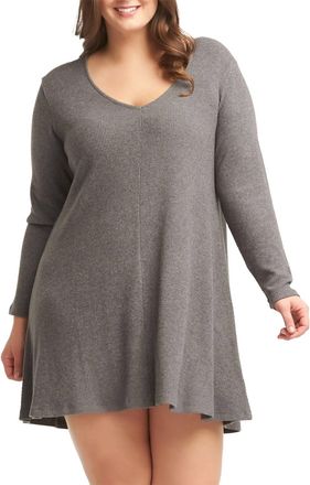 Tart Collections Gina Plus Dress In Charcoal