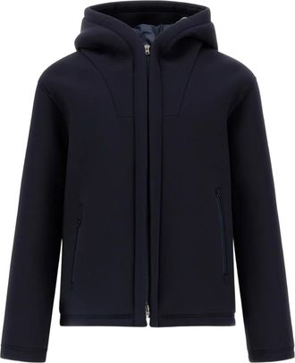 Herno hooded zip-front jacket - Blue