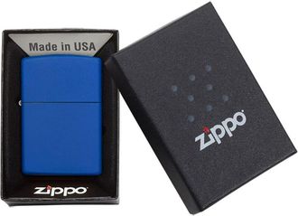Zippo Zippo Accendino a Benzina Lighter, Ottone, Blue, One Size
