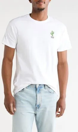 Riot Society Dont Be a Prick Embroidered T-Shirt in White at Nordstrom Rack, Size Xx-Large