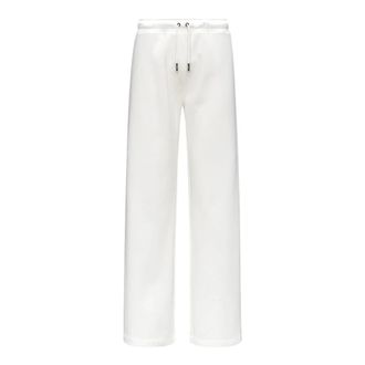 K-Way Loyre Brushed PC - Dames - Wijde Broeken - Wit - S - Katoen - Broeken