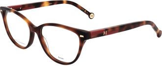 Carolina Herrera Womens 54 mm Havana Red Eyeglasses