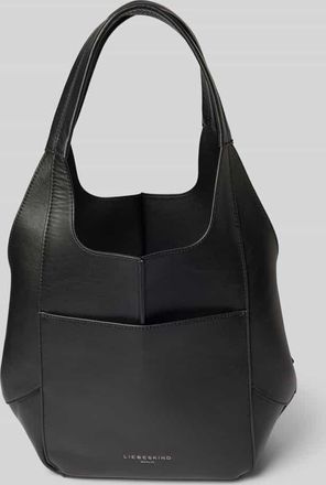 Liebeskind Handtasche mit Label-Print Modell LILLY in Black, Gr&ouml;&szlig;e 1