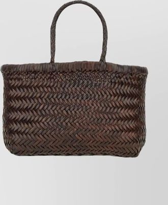 Dragon Diffusion woven mini bag top handles