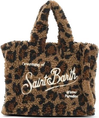 MC2 Saint Barth Borsa tote con stampa - Marrone