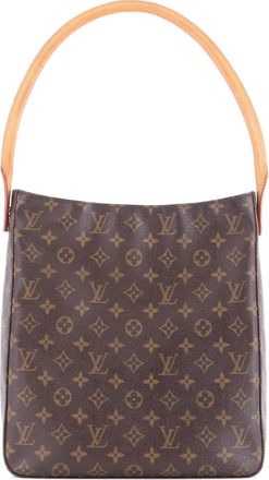Louis Vuitton Looping Handbag Monogram Canvas GM shoulder bag - Bruin