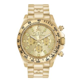Philipp Plein Accessoires, Heren, Geel, ONE Size, Nobile Wonder Chronograph