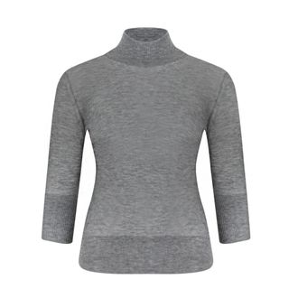 Genny Dames, Truien, Grijs, Maat: XS