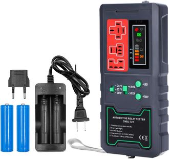 OEM Probador De Rel&eacute;s Automotrices Con Pantalla Led, Probador Electr&oacute;nico De Rel&eacute;s Automotrices De 12 V Y 24 V, Herramienta De Diagn&oacute;stico Y Comprobaci&oacute;n 