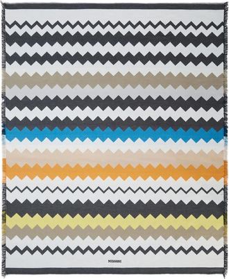 Missoni Home Best Fouta Bath Towel 140x180 Cm Zig Zag In Cotton