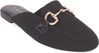 Elie Tahari Augustine Bit Loafer Mule in Black/gold at Nordstrom, Size 6.5