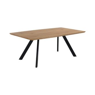 Oresteluchetta Mesa De Comedor Moderna De Madera 160x90cm Para 8 Personas Torrance