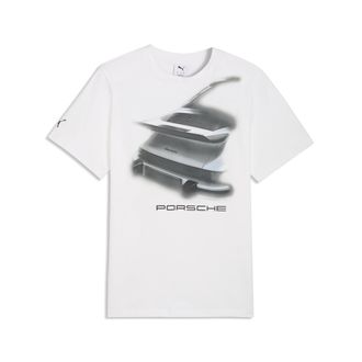 Puma T-shirt con grafica Porsche Legacy da uomo, Accessori, Bianco, XXL
