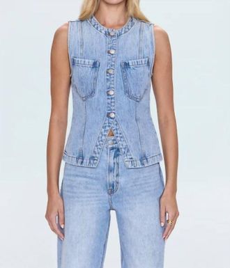 Pistola Denim Gia Vest In Gaze