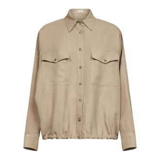 Brunello Cucinelli Mujer, Chaquetas, Beige, Talla: S