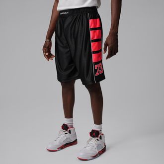 Nike Jordan Mens Jordan Brooklyn Cat Scratch Shorts in Black | HV0560-014