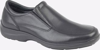 Imac Imac Blayney Leather Mens Shoes - Black - Size UK 9.5