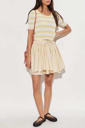 Loewe Top With A Striped Pattern, Womens, Yellow