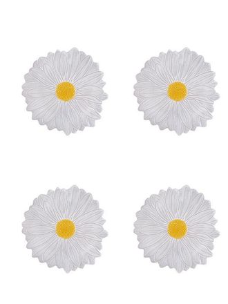 Bordallo Pinheiro Plato de postre Daisy Maria Flor - Set 4 pz