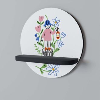 OEM Estante Redondo Negro Garden Guardian