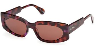 Max & Co. MO0114 55E Womens Sunglasses Tortoiseshell Size 55