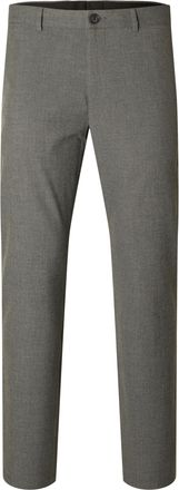 Selected Anzughose SELECTED SLH175-SLIM ROBERT FLEX PANTS NOOS, Herren, Gr. 30, L&auml;nge 34, grau melange, Web, Obermaterial: 67% Polyester, 29% Viskose, 4% Elast