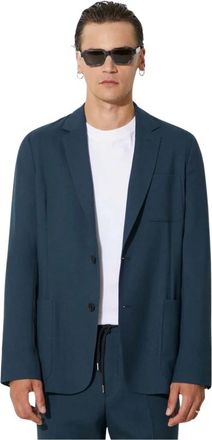 Paul Smith Wool Blazer - Heren - Blazers - Blauw - 2XL - Wol - Jassen