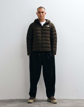 The North Face giacca con cappuccio Aconcagua in castagna scuro-Marrone