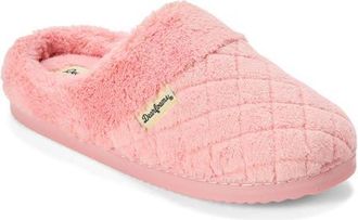 Dearfoams Libby Quilted Terry Clog Slipper in Coral Cream at Nordstrom, Size X-Large