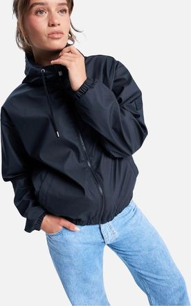 Roxy Womens Roxy Womens Wait For Me Hooded Waterproof Jacket - Black/Grey - Size: 18/16