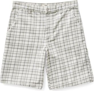 Cotton On Mens Baggy Worker Short in Stone Check at Nordstrom, Size 32