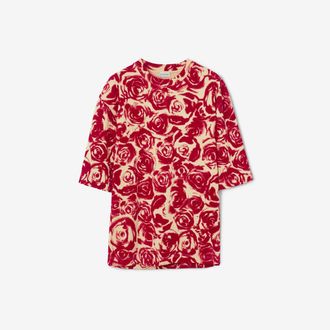 Burberry Rose Cotton T-shirt