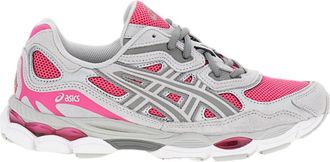 Asics Pink Gel-Nyc Mesh Suede Sneakers