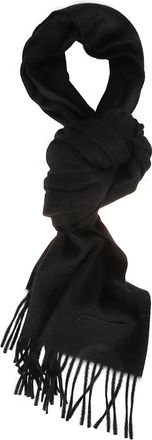 Ermenegildo Zegna Zijden sjaal voor mannen - Heren - Wintersjaals - Zwart - ONE Size - Accessoires